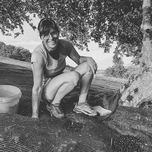 Brigitte bei der Dirndlernte