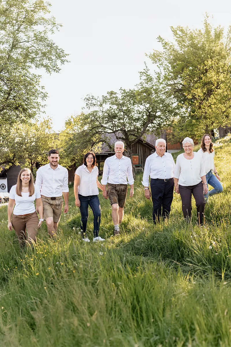 Familie Gruber, Gruppenfoto